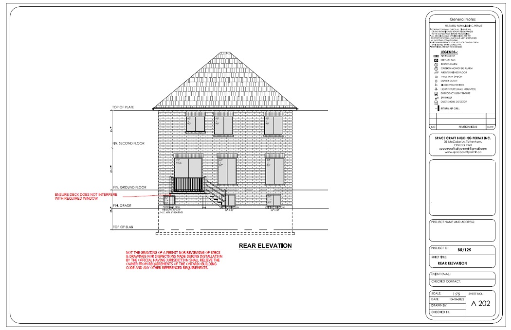 Cambridge Project Rear Elevation